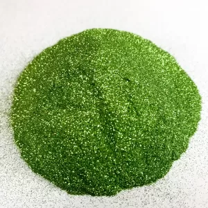 Peridot Green Microfine Glitter Green Capsule Elektra Cosmetics
