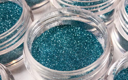 Elektra Cosmetics Turquoise Microfine Glitter Jars