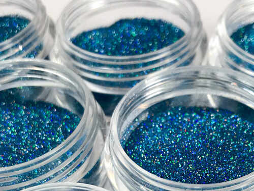 Blue AB (Holographic) Microfine Glitter Microfine Glitter Biodegradable Glitter for Face and Body | Elektra Cosmetics Blue AB (Holographic) Microfine Glitter Microfine Glitter Biodegradable Glitter for Face and Body | Elektra Cosmetics