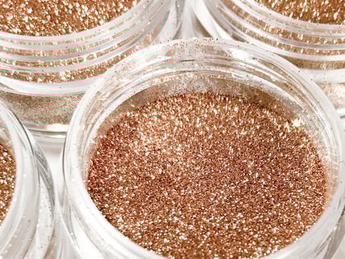 Pure Gold Microfine Glitter Gold Shimmer Biodegradable Glitter for Face and Body | Elektra Cosmetics