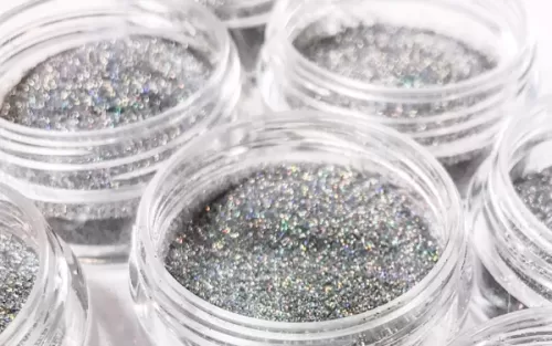 Elektra Cosmetics Silver AB Microfine Glitter Jars