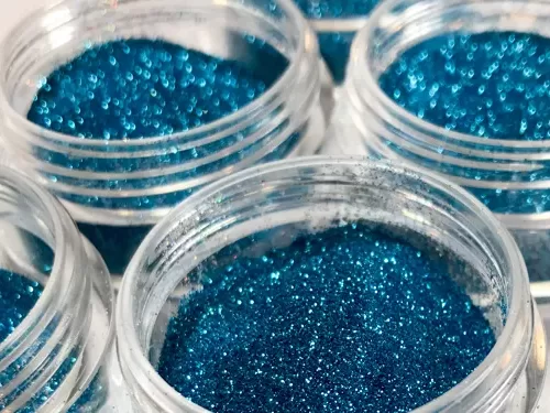Blue Zircon Microfine Glitter Microfine Glitter Elektra Cosmetics