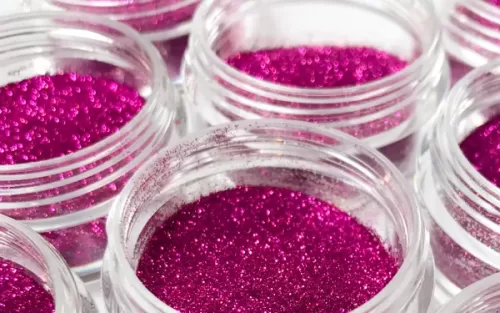 Elektra Cosmetics Fuchsia Microfine Glitter Jars