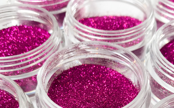 Micro Fine Glitter, Pink, 1/2 oz