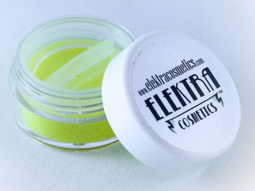 Elektra Cosmetics Citrine Microfine Glitter Jar with Open Lid