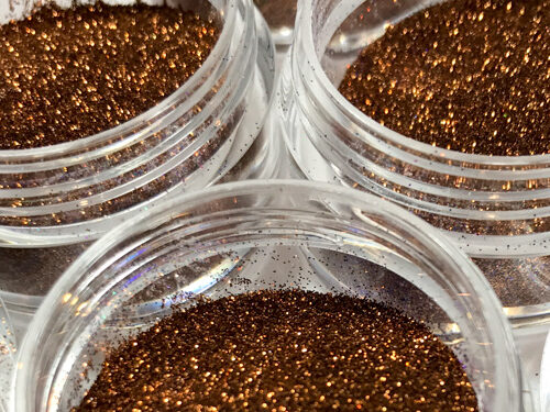 Golden Bronze #008 Chunky Glitter Gel - Elektra Cosmetics