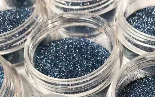 Elektra Cosmetics Slate Blue Microfine Glitter Jars