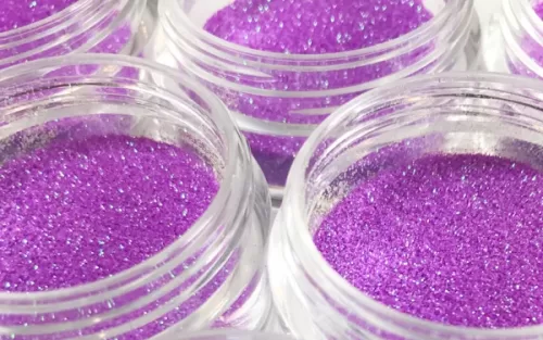 Elektra Cosmetics Violet Microfine Glitter Jars