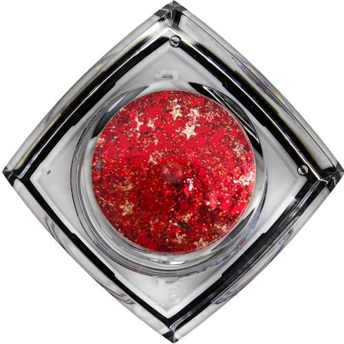 Crimson Kiss #006 Chunky Glitter Gel All Teams Elektra Cosmetics