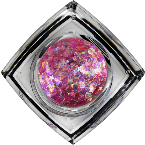 Pink Lux #004 Chunky Glitter Gel Bolt Balm Elektra Cosmetics