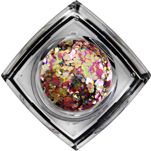 Rosé All Day #032 Chunky Glitter Gel Bolt Balm Elektra Cosmetics