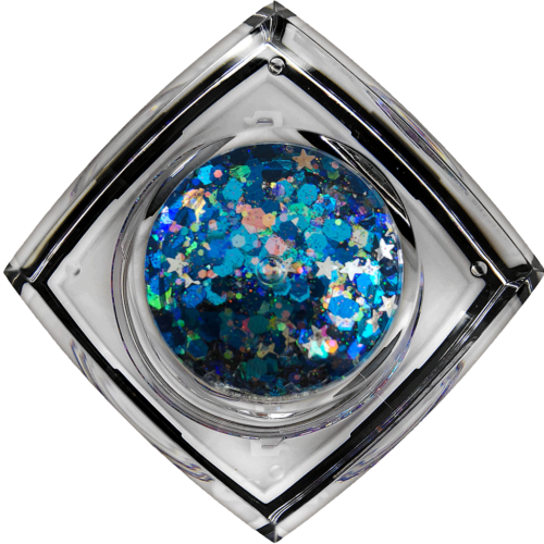 Sapphire Dream #013 Chunky Glitter Gel Blue Capsule Elektra Cosmetics