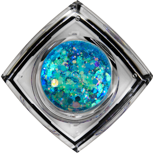 Turquoise Tonic #012 Chunky Glitter Gel All Festivals Elektra Cosmetics