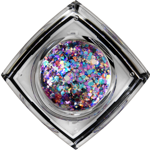 Voodoo Violet #014 Chunky Glitter Gel Bolt Balm Elektra Cosmetics