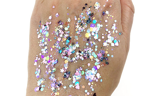 Voodoo Violet #014 Chunky Glitter Gel Bolt Balm Elektra Cosmetics