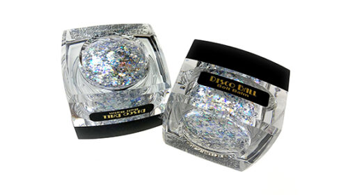 disco ball reflective bolt balm cosmetic glitter gel top and bottom