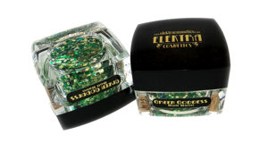 Green Goddess #049 Chunky Glitter Gel All Festivals Elektra Cosmetics