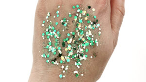 Green Goddess #049 Chunky Glitter Gel All Festivals Elektra Cosmetics