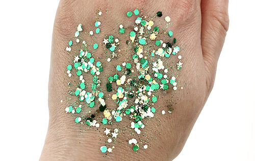 Green Goddess #049 Chunky Glitter Gel All Festivals Elektra Cosmetics
