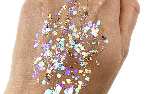 Opal Unicorn #003 Chunky Glitter Gel Bolt Balm Elektra Cosmetics