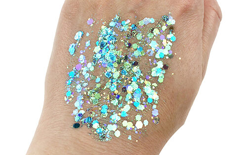 Turquoise Tonic #012 Chunky Glitter Gel All Festivals Elektra Cosmetics