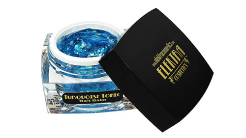 turquoise tonic bolt balm cosmetic glitter gel