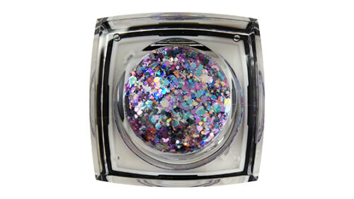 voodoo violet bolt balm cosmetic glitter gel bottom view