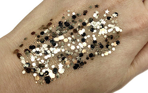 Black & Gold #009 Chunky Glitter Gel All Festivals Elektra Cosmetics