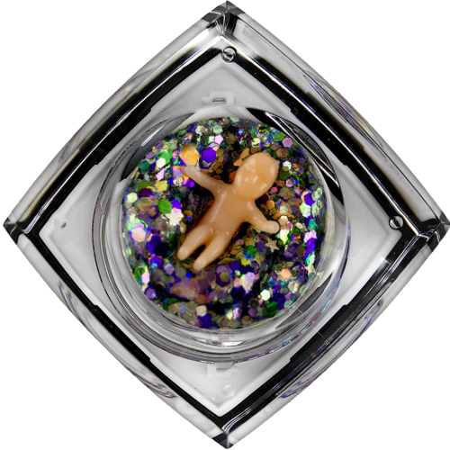 King Cake #019 Chunky Glitter Gel All Festivals Elektra Cosmetics