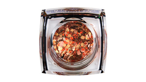 copper conjure bolt balm cosmetic glitter gel bottom view