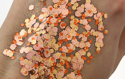 Copper Conjure #007 Chunky Glitter Gel Bolt Balm Elektra Cosmetics