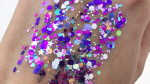 Deep Purple #074 Chunky Glitter Gel Halloween Elektra Cosmetics