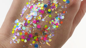 Elektric Neon UV #017U Chunky Glitter Gel Citrus Capsule Elektra Cosmetics