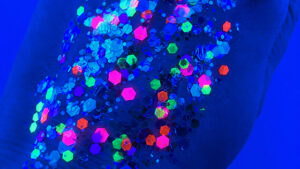 Elektric Neon UV #017U Chunky Glitter Gel Citrus Capsule Elektra Cosmetics
