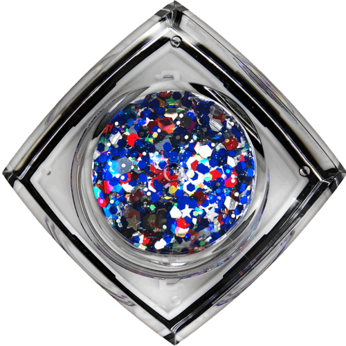 Spirit #097 Chunky Glitter Gel 4th of July Elektra Cosmetics