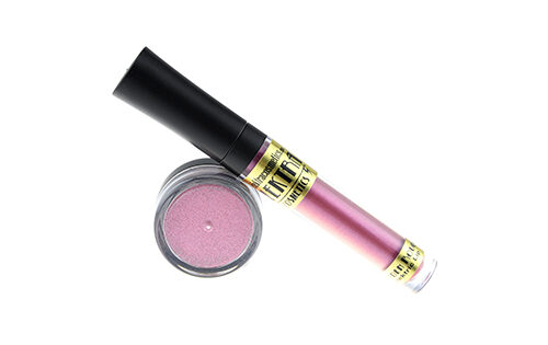 Elektra Cosmetics Golden Rouge Lipstick + Microfine Glitter