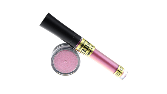 Elektra Cosmetics Golden Rouge Lipstick + Microfine Glitter