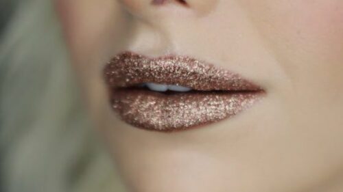 Elektra Cosmetics Glow Nude Lipstick with Microfine Glitter