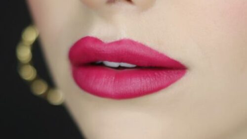 Elektra Cosmetics Fuchsia Flash Lipstick with Microfine Glitter