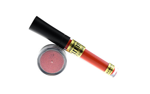 Elektra Cosmetics Radiant Red Lipstick + Microfine Glitter