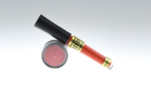 Elektra Cosmetics Radiant Red Lipstick + Microfine Glitter