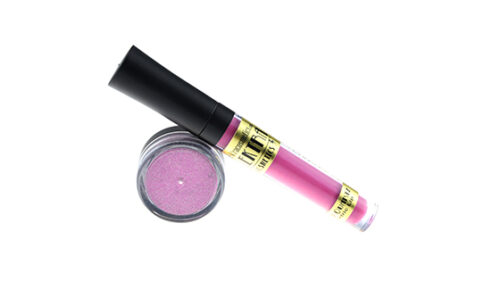 Elektra Cosmetics Rose Quartz Lipstick + Microfine Glitter