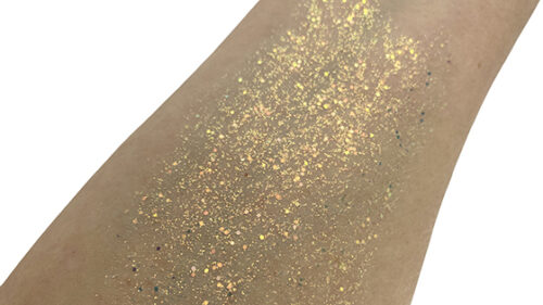 Elektra Cosmetics Special Edition Iridescent Gold Body Shimmer Bolt Balm Face and Body Chunky Glitter Gel