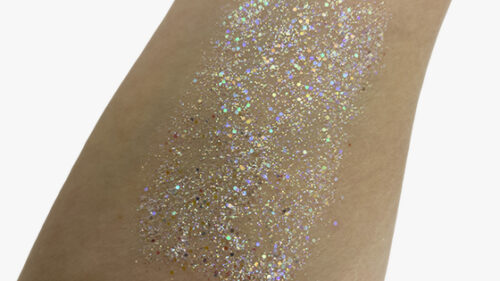 Elektra Cosmetics Special Edition Iridescent Rainbow Body Shimmer Bolt Balm Face and Body Chunky Glitter Gel