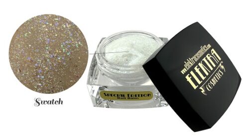 Elektra Cosmetics Special Edition Iridescent Rainbow Body Shimmer Bolt Balm Face and Body Chunky Glitter Gel