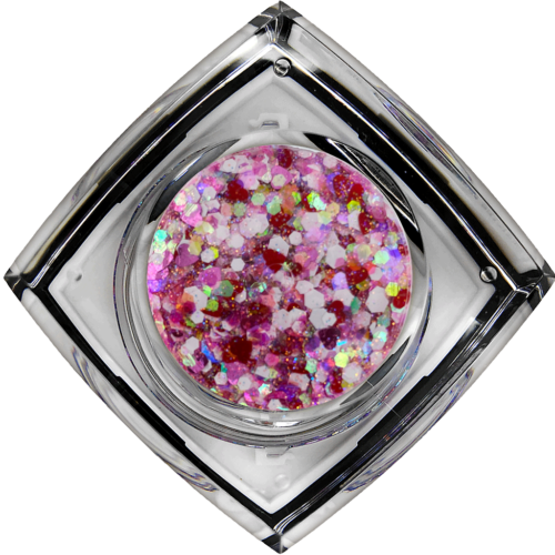 Be Mine #027U Chunky Glitter Gel All Festivals Elektra Cosmetics