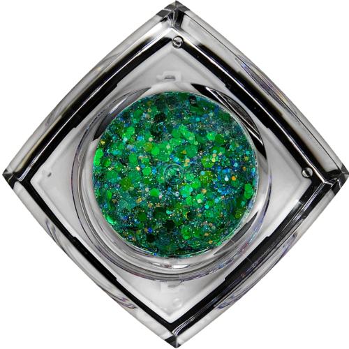 Clover Leaf #010 Chunky Glitter Gel All Festivals Elektra Cosmetics