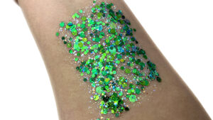 Clover Leaf #010 Chunky Glitter Gel All Festivals Elektra Cosmetics