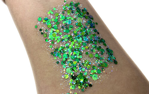 Clover Leaf #010 Chunky Glitter Gel All Festivals Elektra Cosmetics