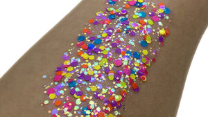Neon Dream UV #016U Chunky Glitter Gel All Festivals Elektra Cosmetics